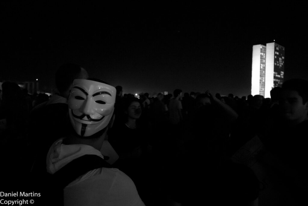 máscaras protestos