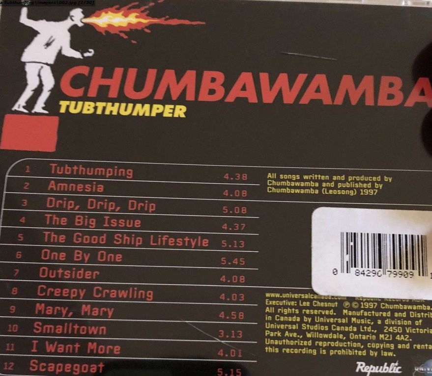 Chumbawamba Tubthumping